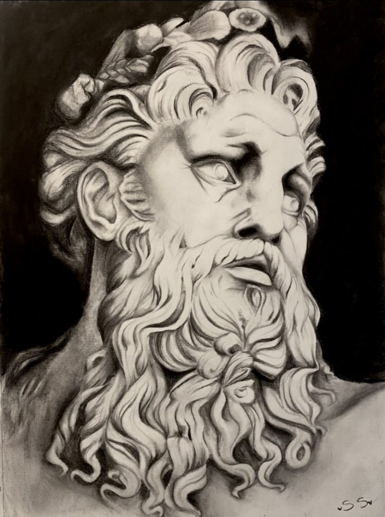 Charcoal Zeus
